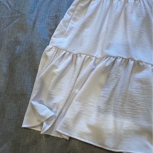 1. State White Ruffled Mini Dress - Picture 3 of 11